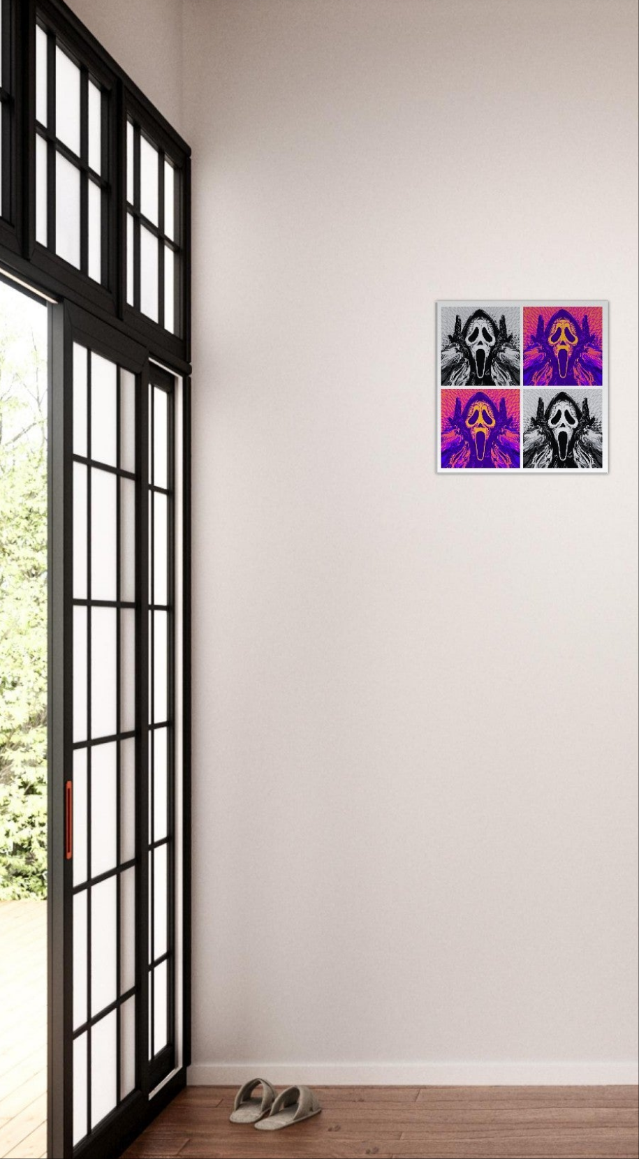 Pop Ikone: "Der Schrei" auf Leinwand